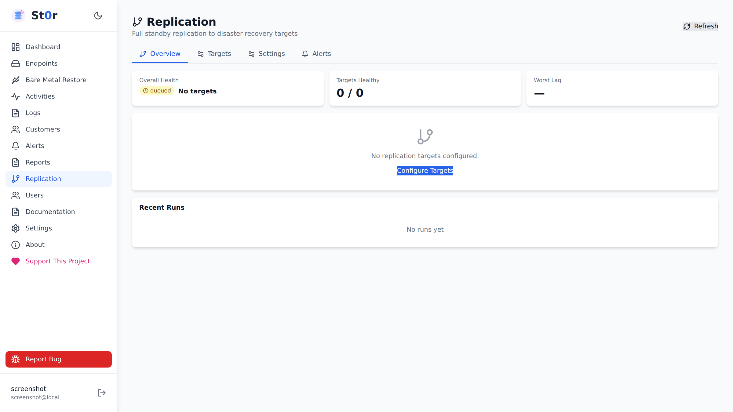 Replication management