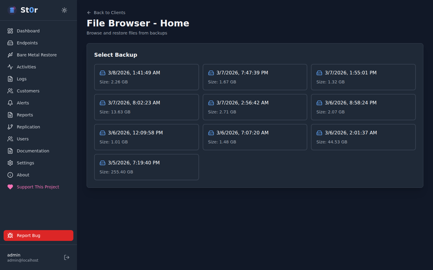 File browser