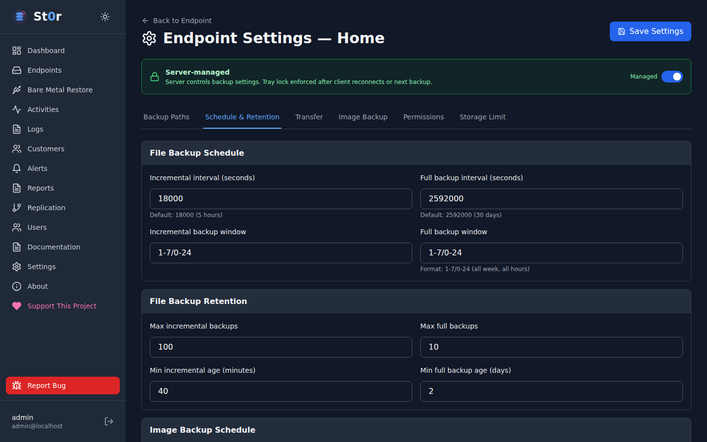 Schedule & Retention